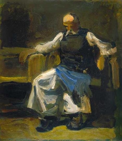 Tornyai János (1869-1936) Study for the painting 'Rákóczi in Rodostó'