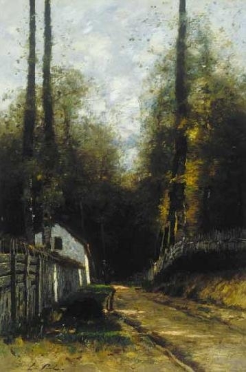 Paál László (1846-1879) Dawn in the forest, around 1875
