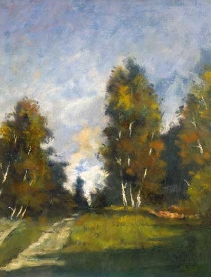 Rudnay Gyula (1878-1957) Bábony landscape, 1949