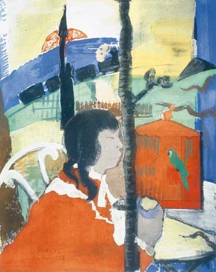 Farkas István (1887-1944) Bird-cage (Red bird-cage), 1939