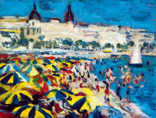 Schéner Mihály (1923-2009) French Riviera (Landscape)