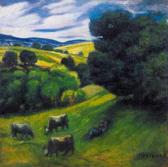 Maticska Jenő (1885-1906) Midday break, 1925