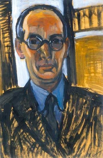 Schönberger Armand (1885-1974) Önarckép