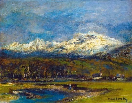 Mednyánszky László (1852-1919) Tarn in the Tátra-mountains