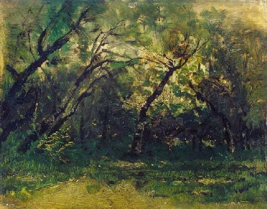Mednyánszky László (1852-1919) Forest scene