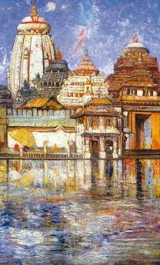 Tornai Gyula (1851-1928) Reflection in India