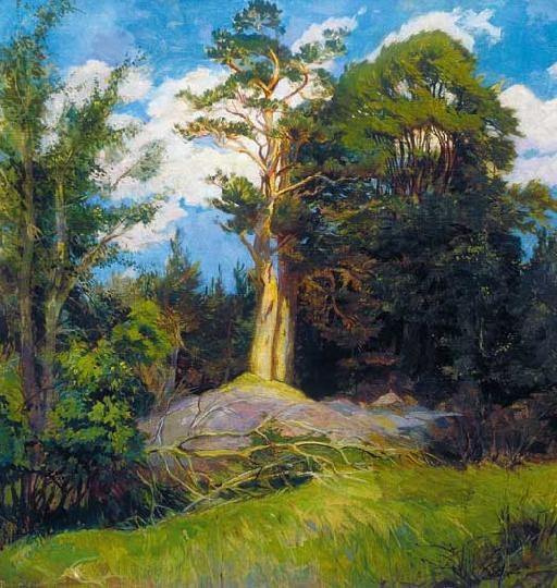 Nádler Róbert (1858-1938) The edge of the forest