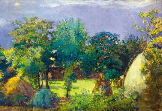 Csók István (1865-1961) Garden scene, 1907