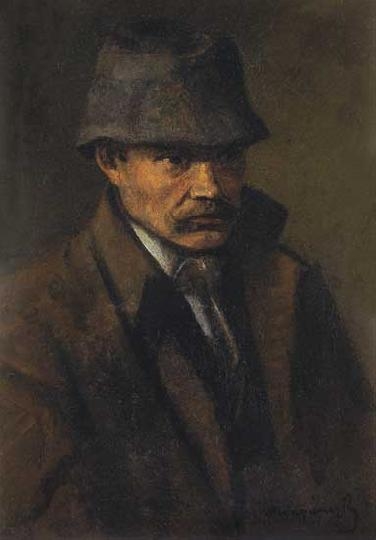 Mednyánszky László (1852-1919) Male portrait