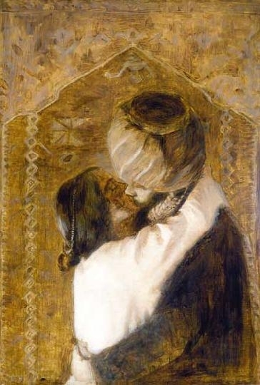 Iványi Grünwald Béla (1867-1940) The kiss, 1897