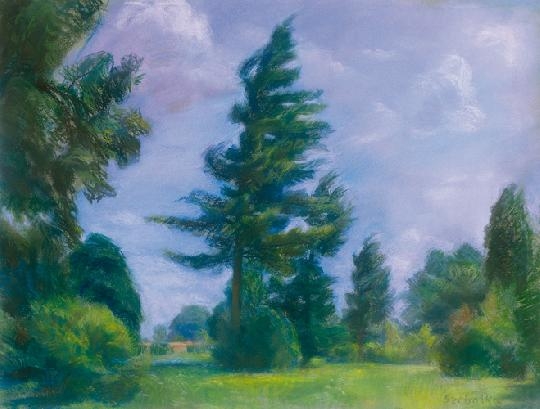 Szobotka Imre (1890-1961) Zsennye landscape