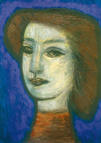 Gadányi Jenő (1896-1960) Női portré, 1953
