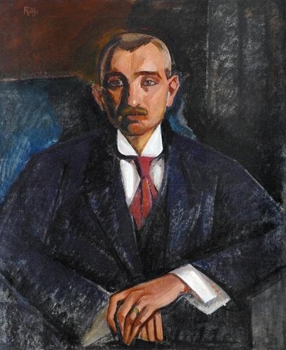 Réth Alfréd (1884-1966) Male portrait