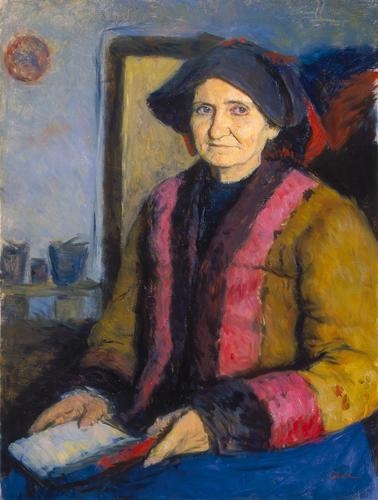 Glatz Oszkár (1872-1958) Idős hölgy