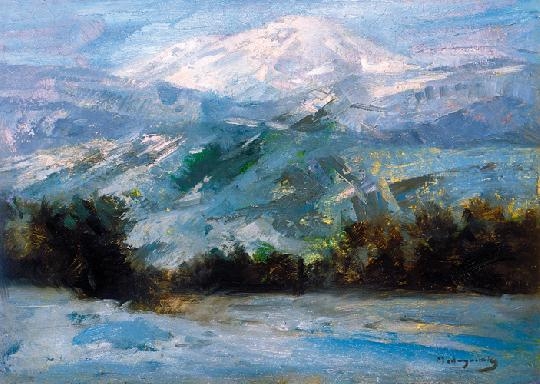 Mednyánszky László (1852-1919) Tátra-mountains landscape