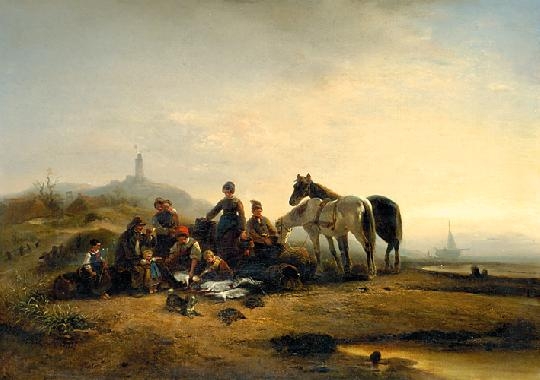 Meyerheim, Wilhelm, 19. Század Fishermen returning home