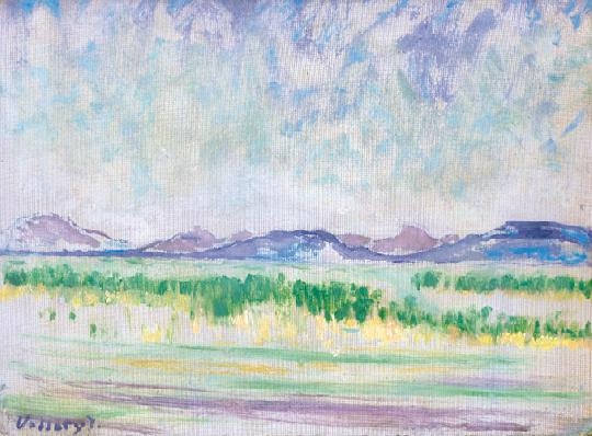 Vaszary János (1867-1939) Badacsony landscape