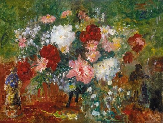 Herman Lipót (1884-1972) Still life with flowers