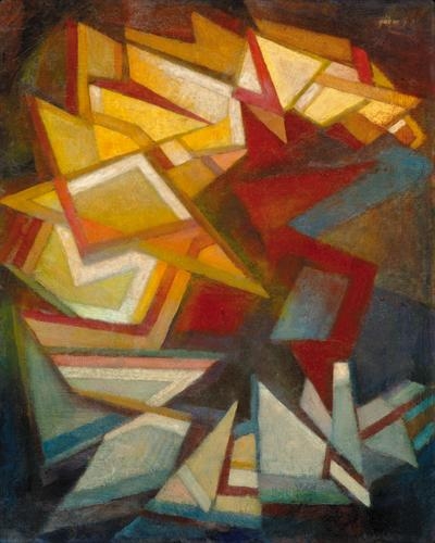 Gábor Jenő (1893-1968) Abstract, 1965