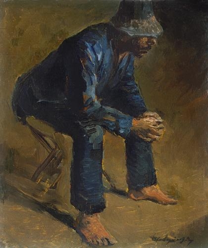 Mednyánszky László (1852-1919) Tramp resting