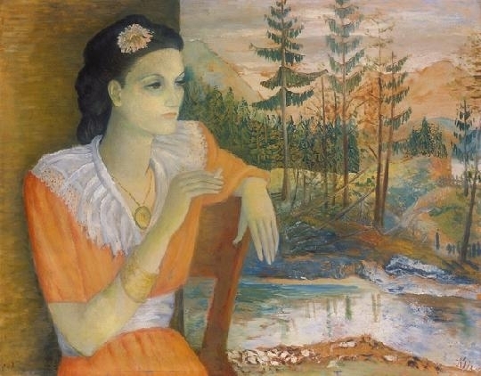 Klie Zoltán (1897-1992) Woman from Transylvania, 1943