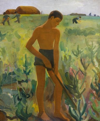 Basch Edit (1895-1980) In the meadow