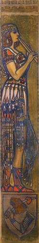 Nagy Sándor (1869-1950) Vázlat a marosvásárhelyi Kultúrpalota oldalhomlokzatán található mozaikhoz