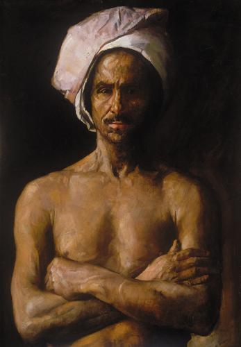 Tornai Gyula (1851-1928) Man with turban