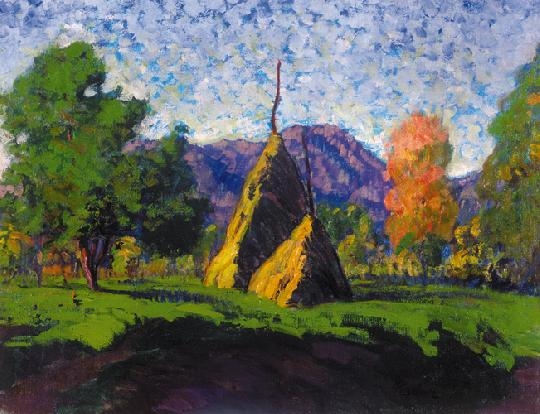 Kádár Géza (1878-1952) Summer landscape, 1931