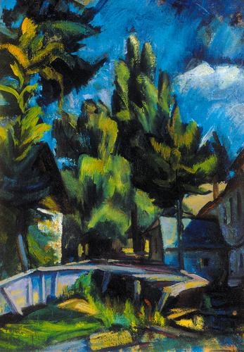 Perlrott-Csaba Vilmos (1880-1955) Mill scene, 1924