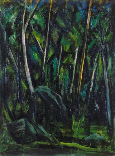 Orbán Dezső (1884-1987) Luxuriant forest