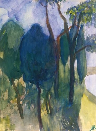 Bernáth Aurél (1895-1982) Alsógödi kert