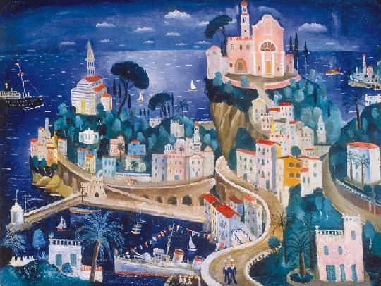 Pekáry István (1905-1981) Fantasy city