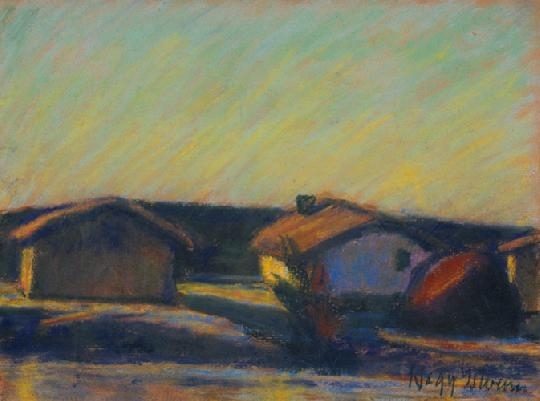Nagy István (1873-1937) Evening light