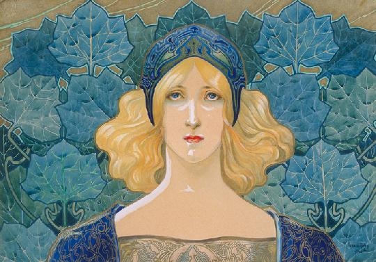 Faragó Géza (1877-1928) Női portré, 1903