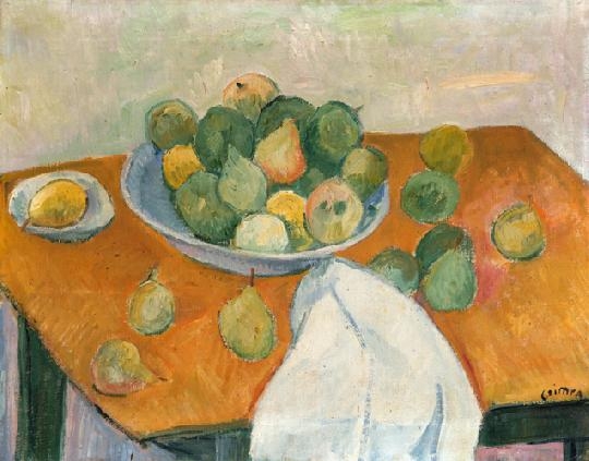 Czimra Gyula (1901-1966) Still life with pears