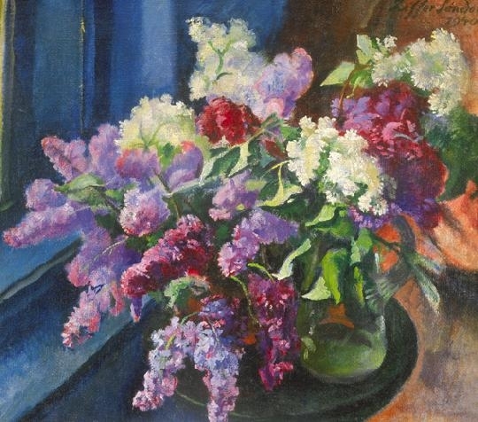 Ziffer Sándor (1880-1962) Lilacs, 1940