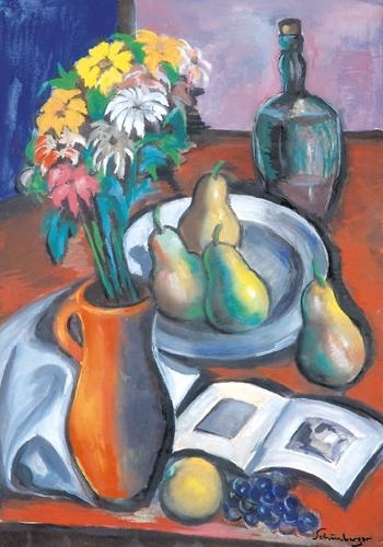 Schönberger Armand (1885-1974) Still life with pears