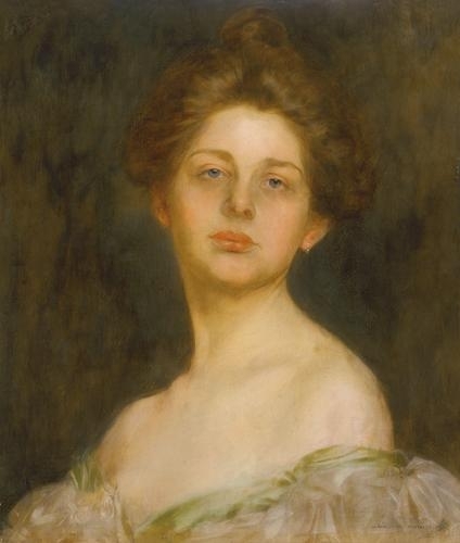 Karlovszky Bertalan (1858-1938) Portrait of Mrs. Alfréd Perlmutter