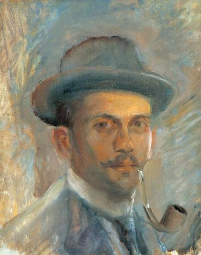Perlmutter Izsák (1866-1932) Self-portrait