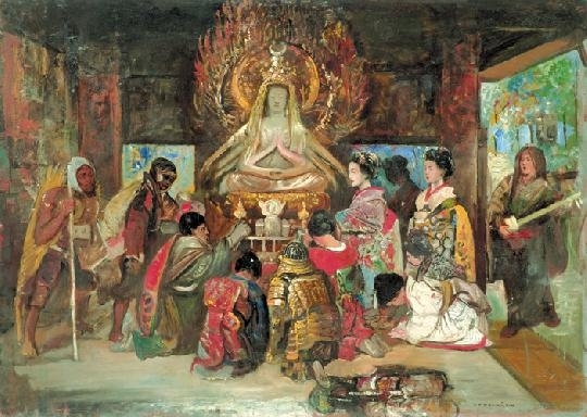 Tornai Gyula (1851-1928) Oriental scene