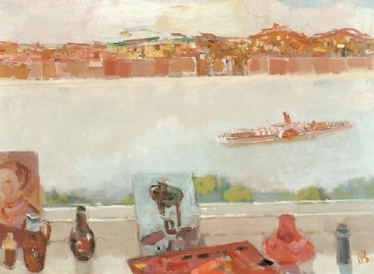 Bernáth Aurél (1895-1982) View of Budapest, 1968