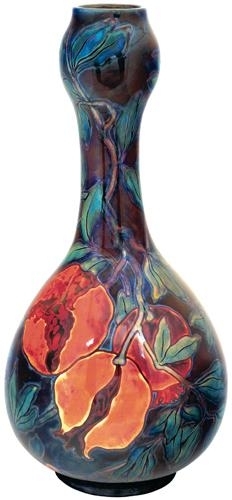 Zsolnay Vase with pomegranate decoration, Zsolnay, 1900