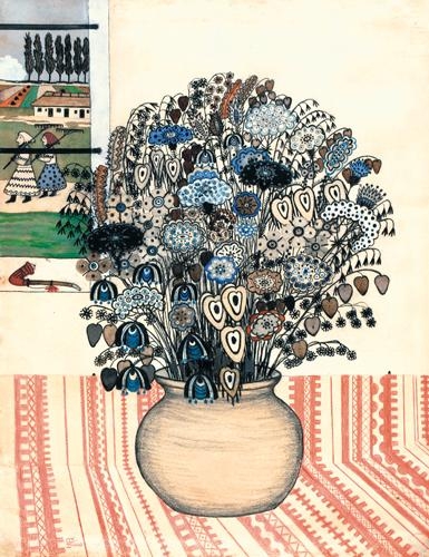 Mokry Mészáros Dezső (1881-1970) Bouquet, 1942