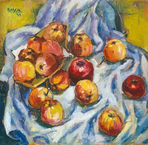 Basch Andor (1885-1944) Csendélet almákkal, 1935