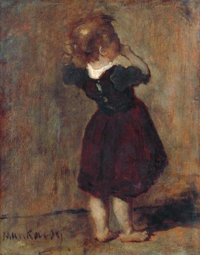 Munkácsy Mihály (1844-1900) Child gazing