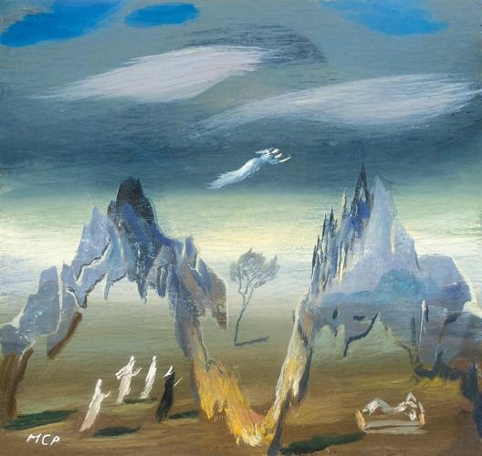 Molnár C. Pál (1894-1981) Fantasy landscape