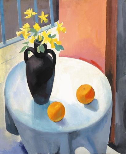 Patkó Károly (1895-1941) Narcissi and oranges, 1931