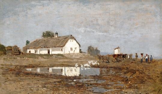 Mészöly Géza (1844-1887) Reflection, 1872