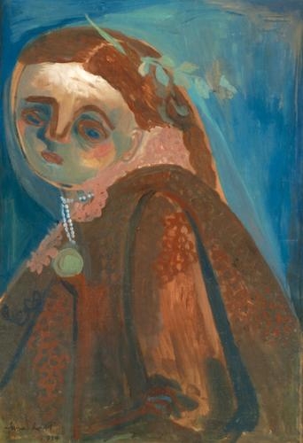 Anna Margit (1913-1991) Portrait of a girl, 1939